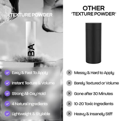 BASDE Hair Styling Sea Salt Hair Spray Hair Wax For Men Lasting Hair Fluffy Volume Thickening Styling Powder for Perfect Looking