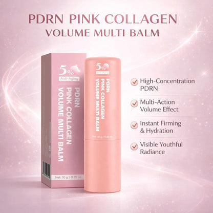PDRN Pink Collagen Multi Balm Stick – Glass Skin Lip & Face Moisturizer | K-Beauty Firming Balm
