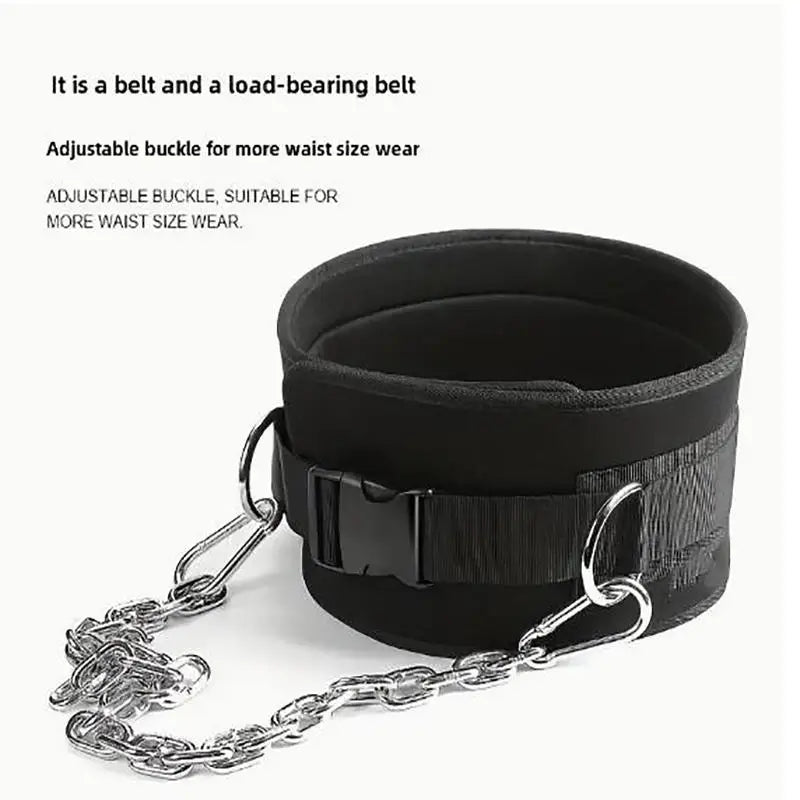 Men's Weightlifting Dip Belt for Strength Training