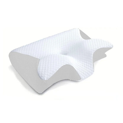 Memory Foam Cervical Pillow | 2-in-1 Ergonomic Neck Support for Better Sleep