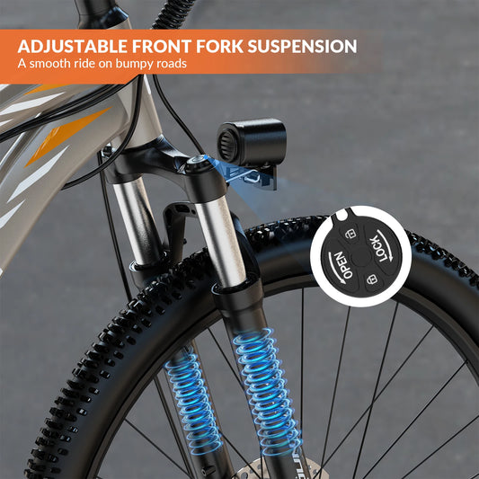 5TH WHEEL AB17 Electric Bike – 700W Motor | 23 MPH | Color LCD | Front Suspension Ebike for Adults