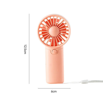 Portable Handheld Mini Fan | Pocket-Size Personal Cooling Fan | Battery Powered