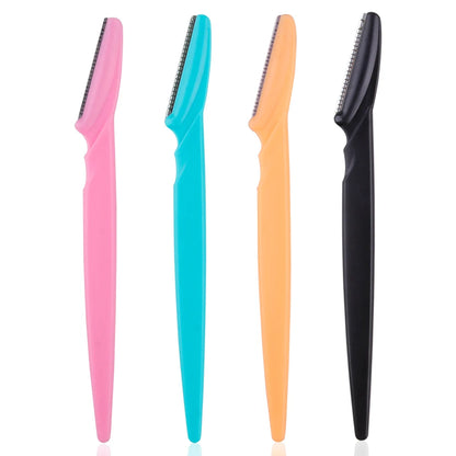 3/4/10Pcs Eyebrow Trimmer Face Blade Shaver