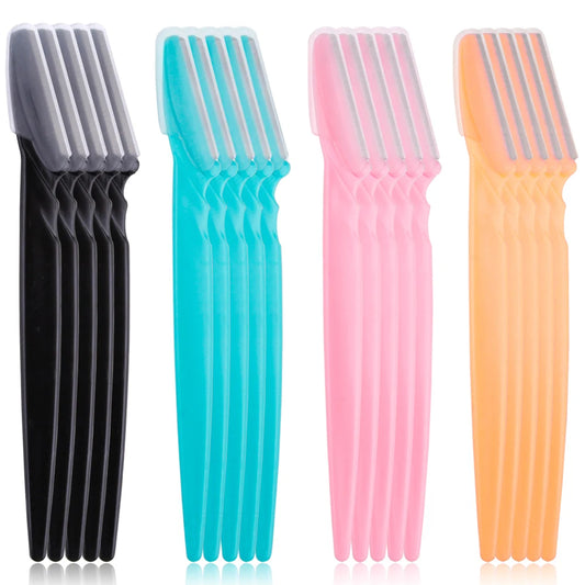 3/4/10Pcs Eyebrow Trimmer Face Blade Shaver