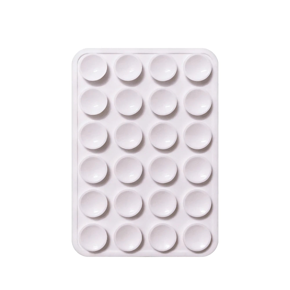 Double-Sided Suction Cup Phone Mount, Silicone Suction Phone Case Adhesive Sticky Phone Grip Hands-Free Phone Grip Phone Stand
