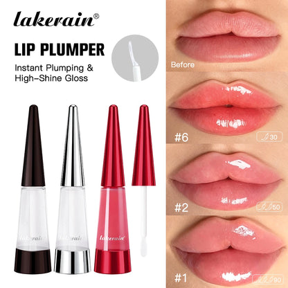 Lip Plumper Gloss | Hyaluronic Acid & Jojoba Oil | Fuller Lips Instantly | 6 Shades
