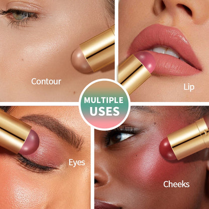 Butter Glow & Go Double-Headed Bronzer Blush Stick | Cheeks, Lips & Eyes