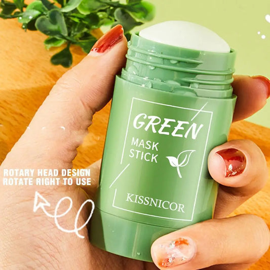 Green Tea Cleansing Stick Mask | Deep Pore Cleanser | Blackhead Remover | Moisturizing Face Mask 40g