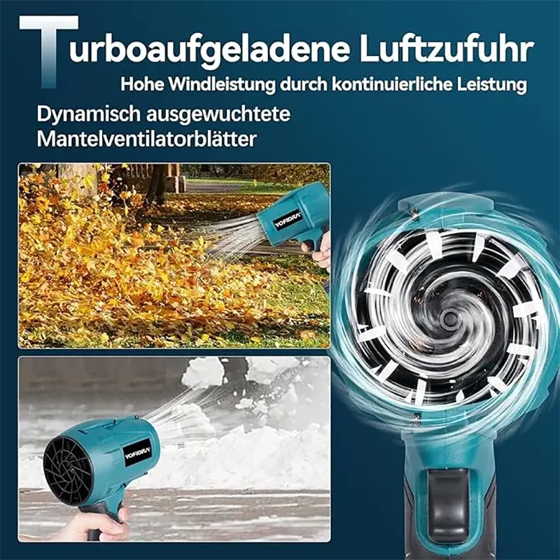 Wireless Electric Air Duster – 28000 RPM Turbo Blower for Home, Car & Outdoor Cleaning
