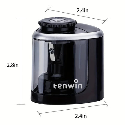 Electric Desktop Automatic Pencil Sharpener — Fast, Safe & Quiet for Students, School & Office
