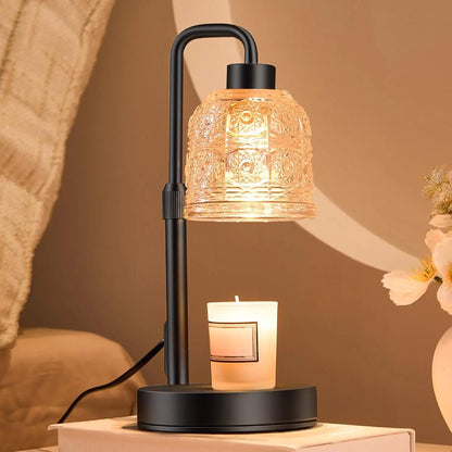 Candle Warmer Lamp with Timer Dimmer, Adjustable Height Wax Melt Warmer for Jar Candles, Housewarming Gift, Birthday Mother's Da