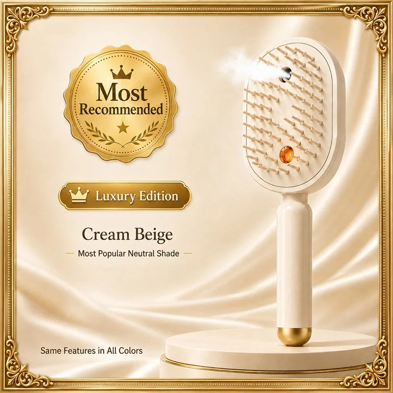 Rechargeable Nano Mist Hair Brush & Scalp Massager