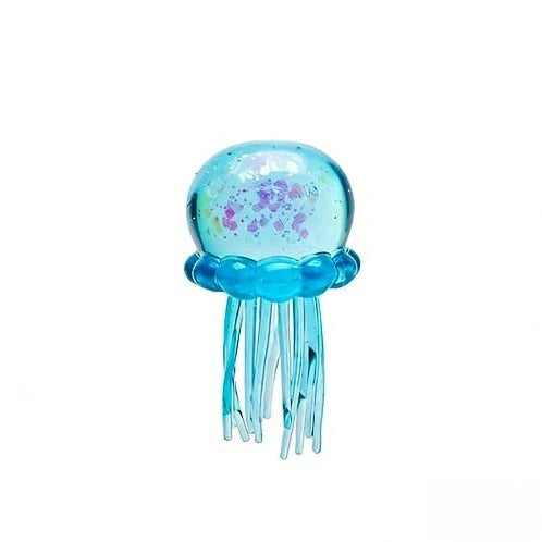 Jellyfish Squeeze Toy, Portable Sensory Fidget Toys for Kids Adults, Stress Relief Squishy Toy for Birthday Gift Party Favor