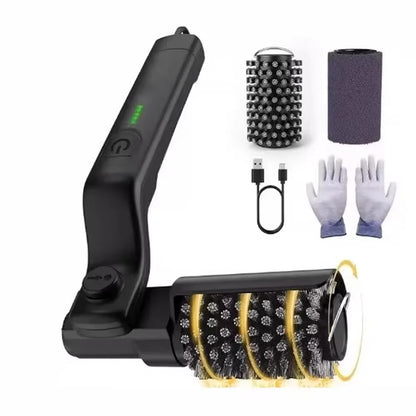 Electric Grill Brush Rechargeable – 3-Speed Automatic BBQ Cleaning Brush, 180° Adjustable Stainless Steel Rotary Head for Outdoor & Camping Grills