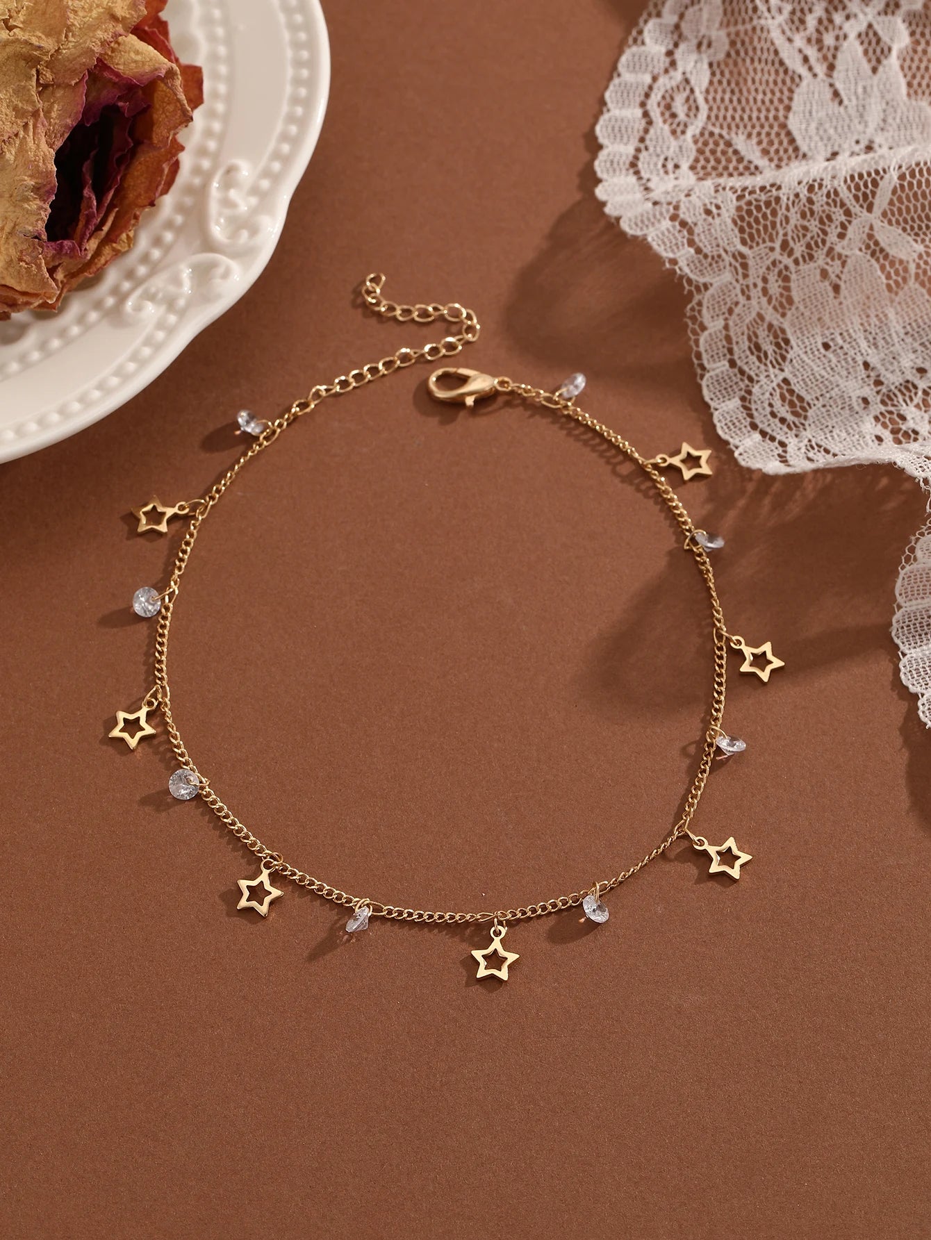 Summer Bohemia Crystal Cubic Zirconia Anklet Bracelet