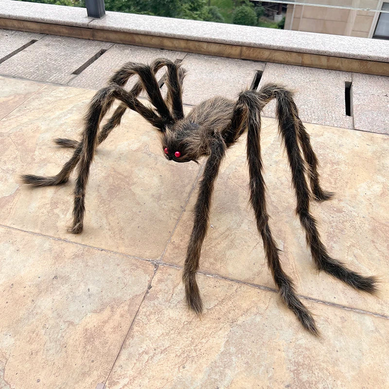 Halloween Giant Plush Spider Decoration