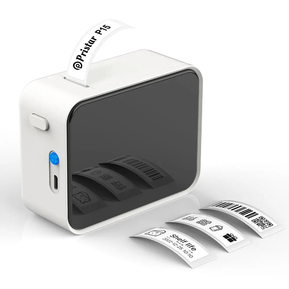 Marklife P15 Mini Bluetooth Label Printer — Portable Inkless Thermal Sticker Maker