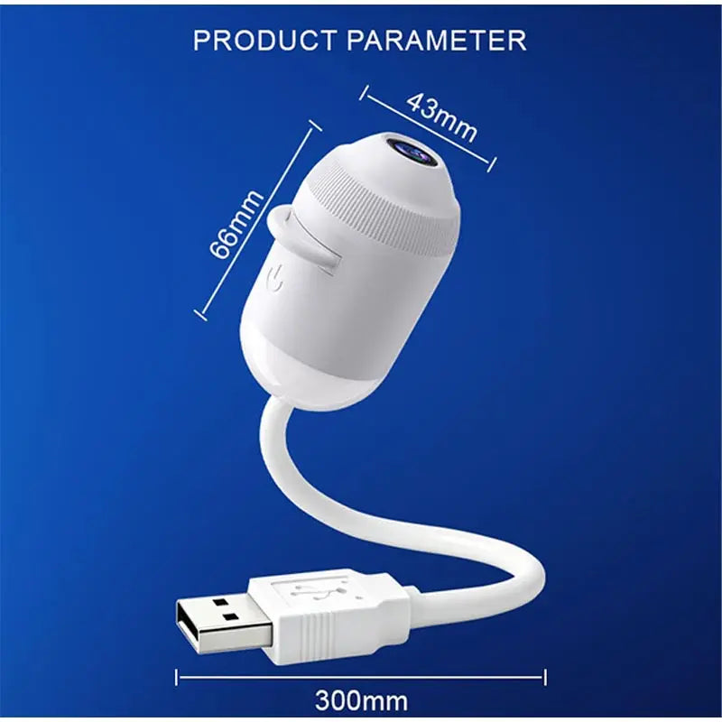2-in-1 Galaxy Star Projector Night Light – USB Powered Bedroom Ceiling Projector