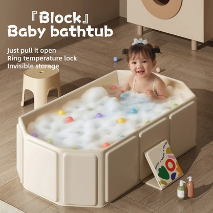 Foldable Bathtub & Portable Pool for Baby, Kids & Family – Collapsible, Travel-Friendly