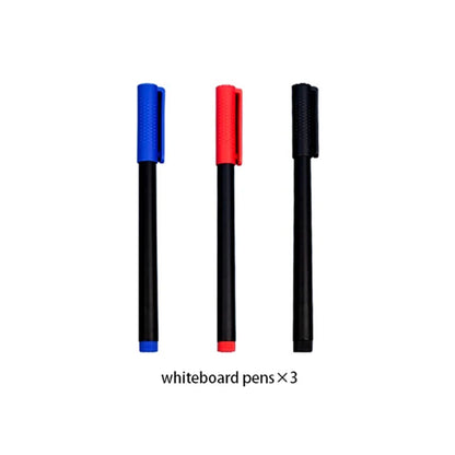 A5 Reusable Whiteboard Notebook | Leather Cover Weekly Planner | Includes Pen & Erasing Cloth