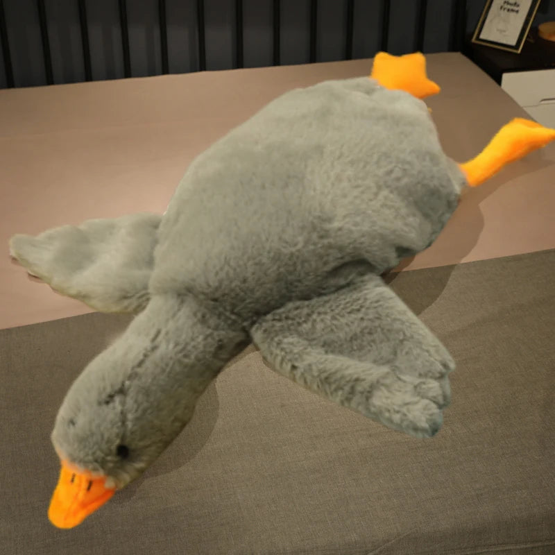 Giant Duck Plush Pillow - Soft Cuddly Stuffed Animal, 50-190cm