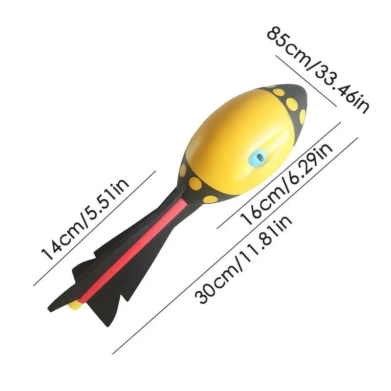 Vortex Howler Foam Football for Kids – Whistling Aero Rocket Throwing Toy for Outdoor Play & School Sports