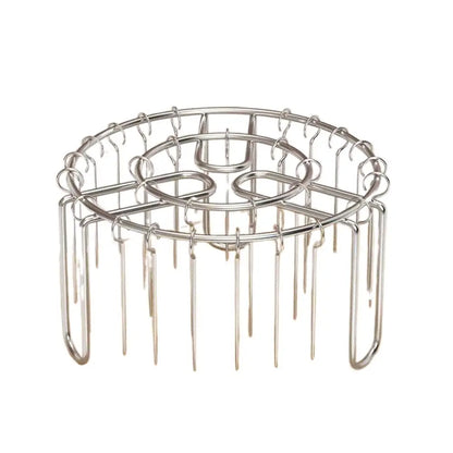 Vertical Skewer Grill Rack | Stainless Steel BBQ & Air Fryer Stand | 12, 24 or 49 Skewers