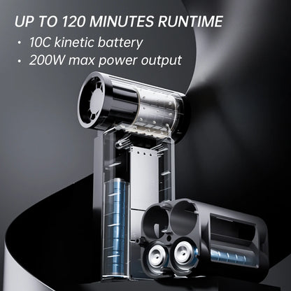 BOOSTER W01 Mini Turbo Fan Jet Fan Powerful Air Blower 100,000 RPM Powerful Blower with High Speed Duct Fan Turbo Blower