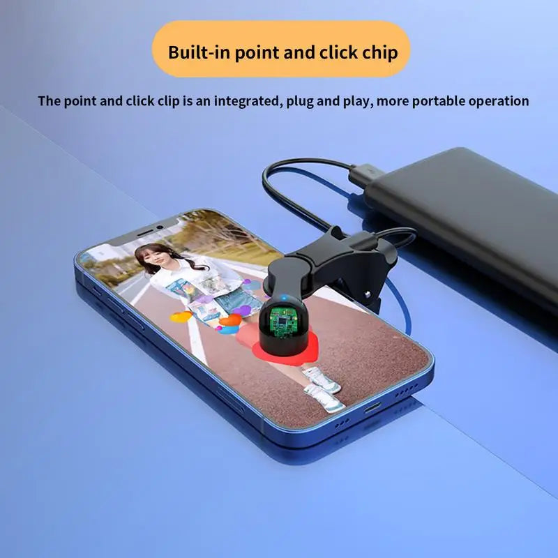 Time-saving Auto Clicker For Live Adjustable Auto-Clicker For Mobile Phone Broadcasts Reward Task Game Automatic Screen Clicker
