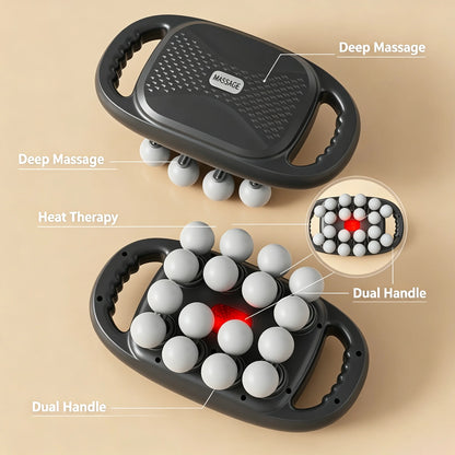 HTMCK Deep Tissue Massager Gun Set — 16 Heads, Full Body Electric Muscle Relief for Back, Shoulders, Legs & Feet