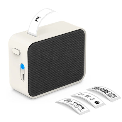 Marklife P15 Mini Bluetooth Label Printer — Portable Inkless Thermal Sticker Maker
