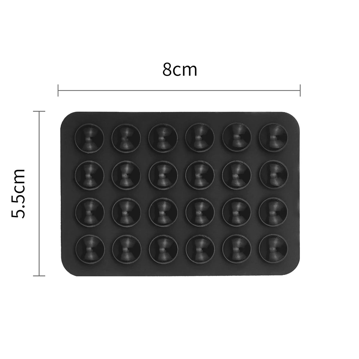Double-Sided Suction Cup Phone Mount, Silicone Suction Phone Case Adhesive Sticky Phone Grip Hands-Free Phone Grip Phone Stand