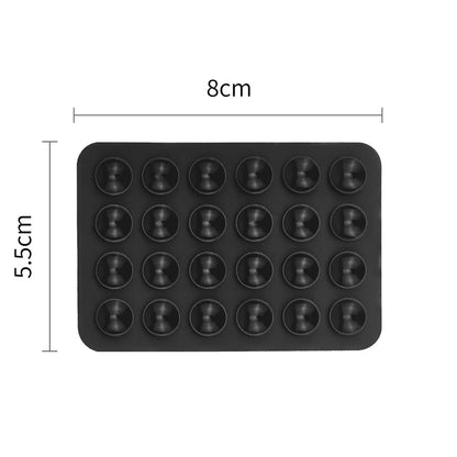 Double-Sided Suction Cup Phone Mount, Silicone Suction Phone Case Adhesive Sticky Phone Grip Hands-Free Phone Grip Phone Stand