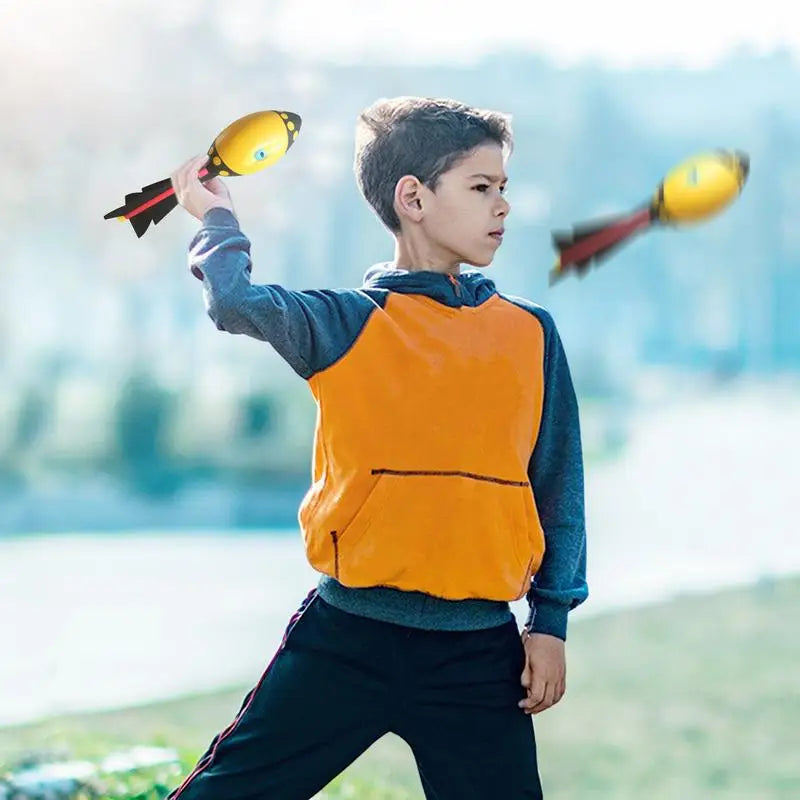 Vortex Howler Foam Football for Kids – Whistling Aero Rocket Throwing Toy for Outdoor Play & School Sports