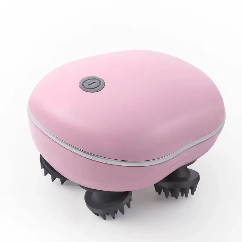 Electric Scalp Massager with Red Light Therapy | Stress Relief & Muscle Tension Tool