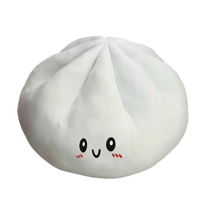 Glitter Dumpling Stress Ball Toy with Smile Face Unique Steamer Base Squeezable Dough Ball Birthday Gift for Girl Boy Adult