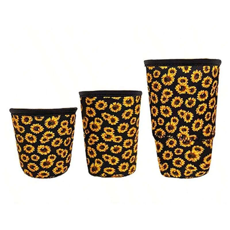 Reusable Iced Coffee Cup Sleeves (3-Pack) | Fits 16–32oz Cups | Stanley, Starbucks & More