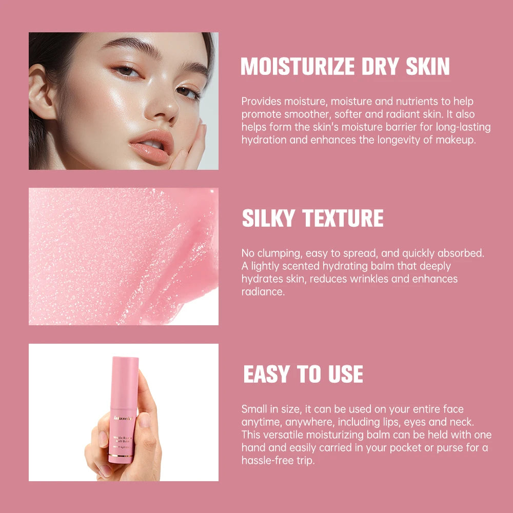 Multi-Use Balm – Collagen & Hyaluronic Acid Moisturizing Stick for Face, Eyes & Neck