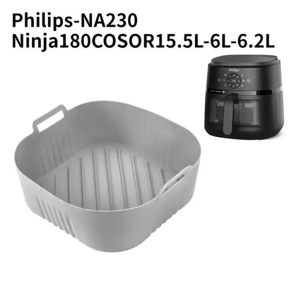 Silicone Air Fryer Liner & Oil Filter Mat – Non-Stick, Reusable, Easy Clean
