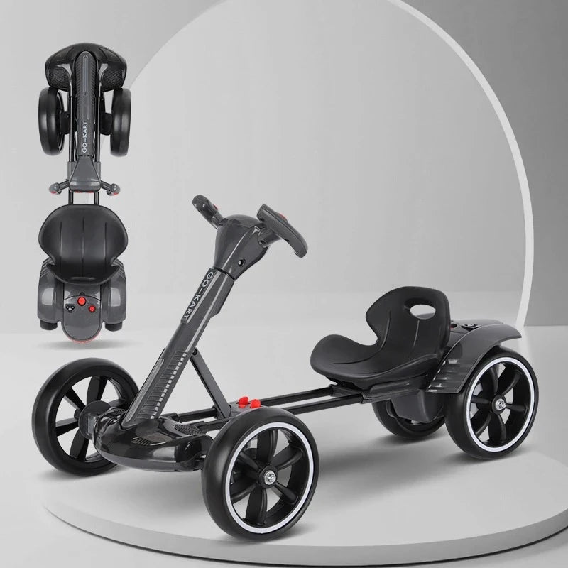 Electric Kids Karting Cart | Foldable, Portable & Remote Control | No Assembly
