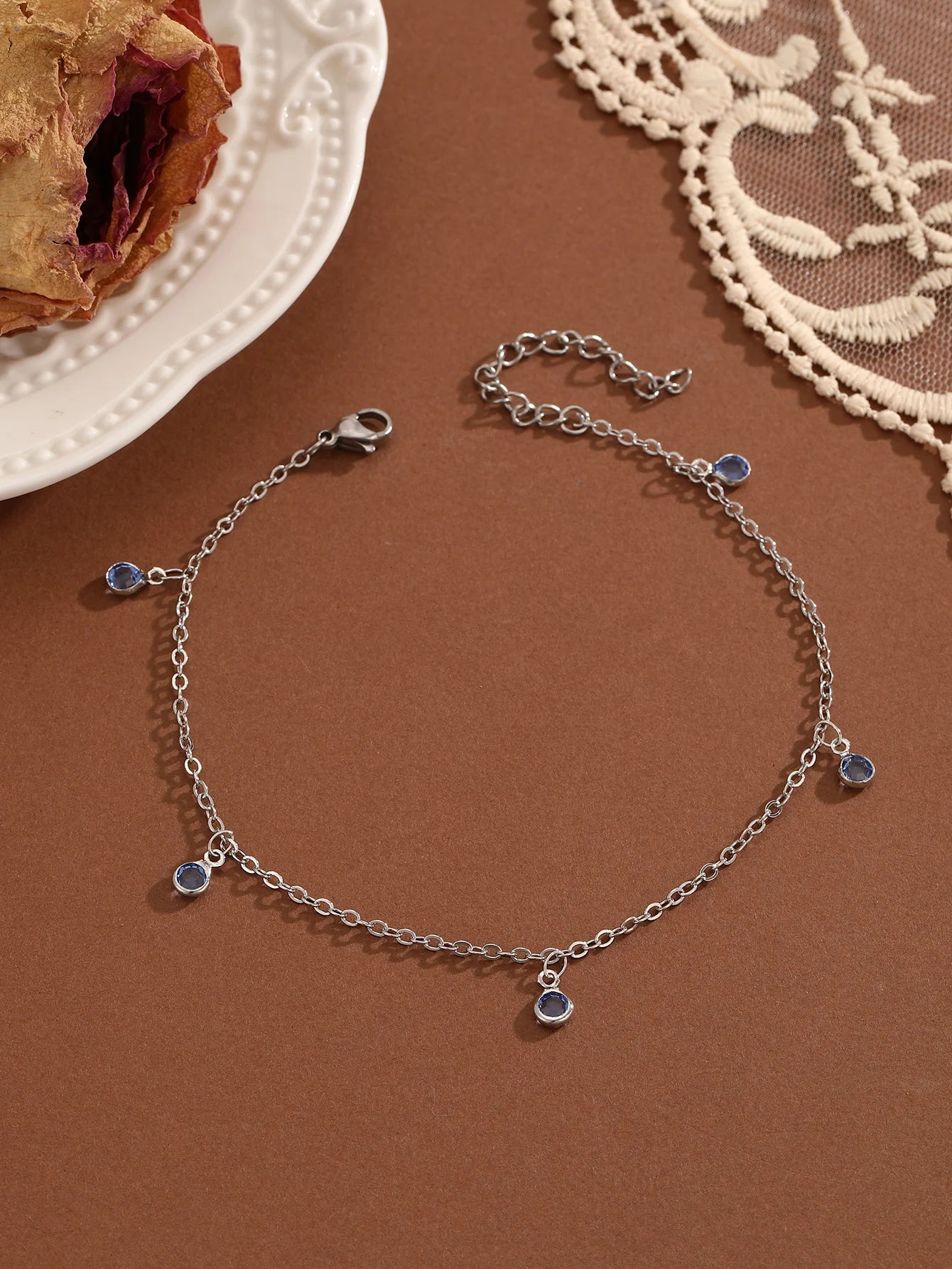 Summer Bohemia Crystal Cubic Zirconia Anklet Bracelet