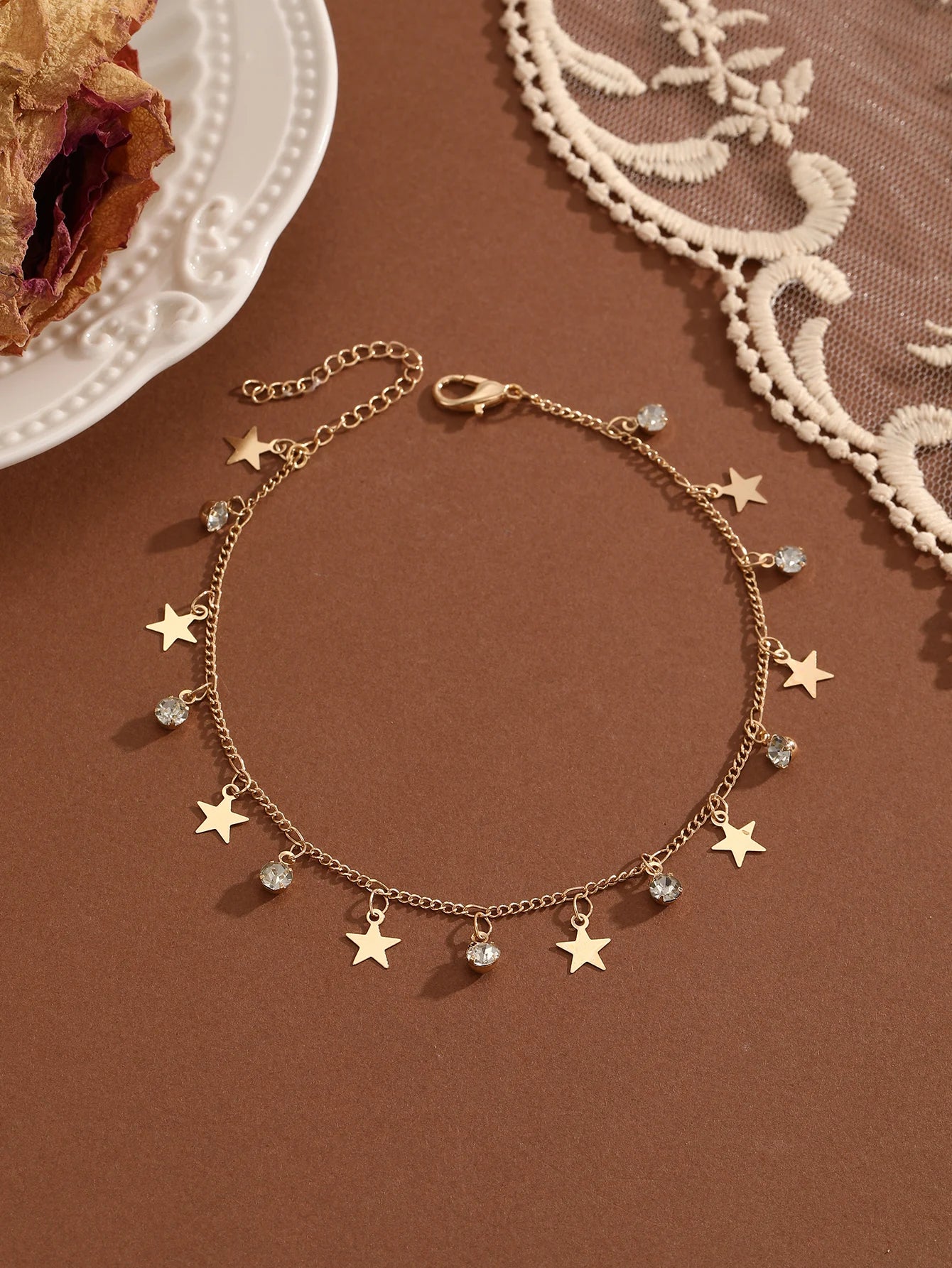 Summer Bohemia Crystal Cubic Zirconia Anklet Bracelet