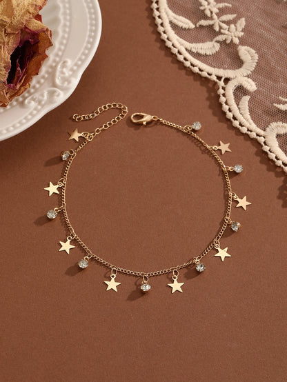 Summer Bohemia Crystal Cubic Zirconia Anklet Bracelet