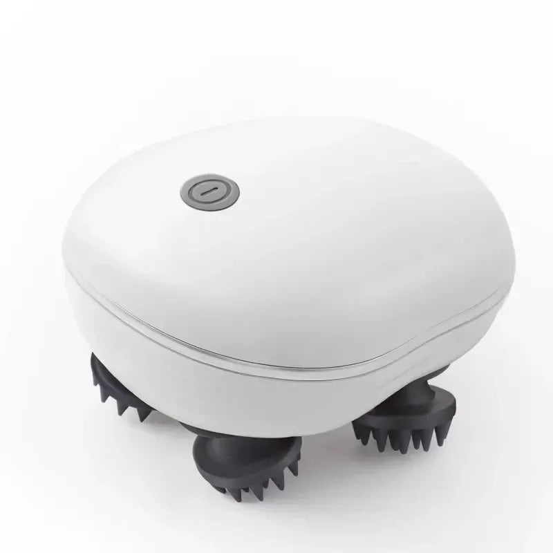 Electric Scalp Massager with Red Light Therapy | Stress Relief & Muscle Tension Tool