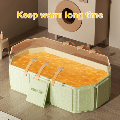 Foldable Bathtub & Portable Pool for Baby, Kids & Family – Collapsible, Travel-Friendly