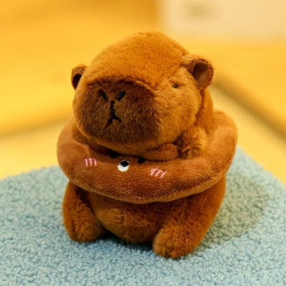 Cute Capybara Plush Toy Hoodie with Wings Simulation Doll Small Size Stuffed Animals Anime Fluffty Toy Birthday Party