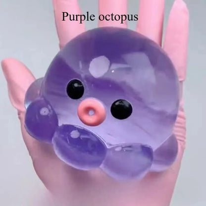 Squishy Bubble Pop Fidget Toy | Sensory Squeeze Ball & Octopus Popper for Stress Relief