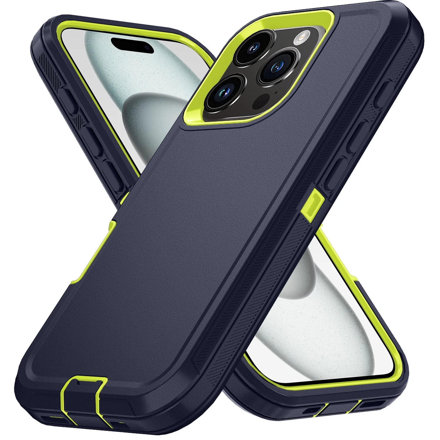 Shockproof Defender Case | iPhone 7–15 Pro Max, XR, XS, SE
