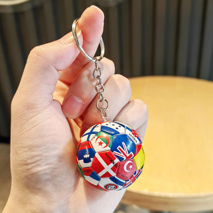 2026 FIFA World Cup Trophy Keychain – Metal Soccer Fan Souvenir | USA Mexico Canada Gift for Football Fans