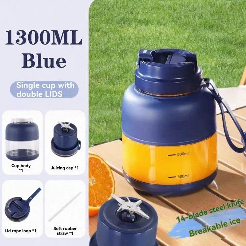 A40Z Portable Wireless Blender 1300ml | USB Rechargeable Smoothie & Juice Maker